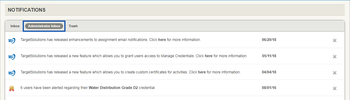 Notifications