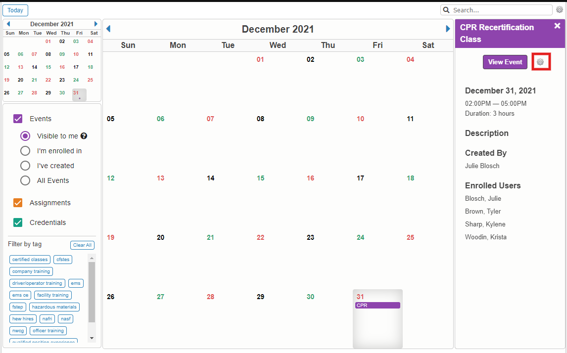 Release Announcement: Minor Updates to Calendar and Events