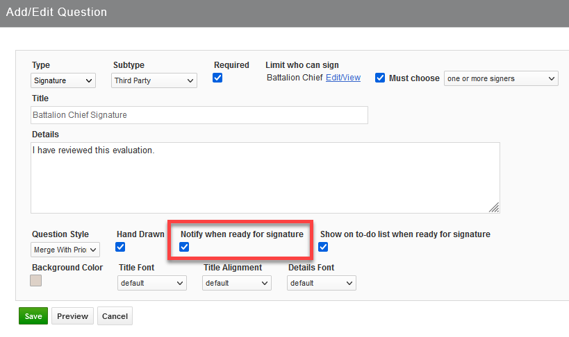 Signature Workflows
