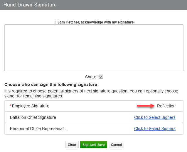 Evaluator Perspective: Choosing Signers in a Signature Workflow (For ...