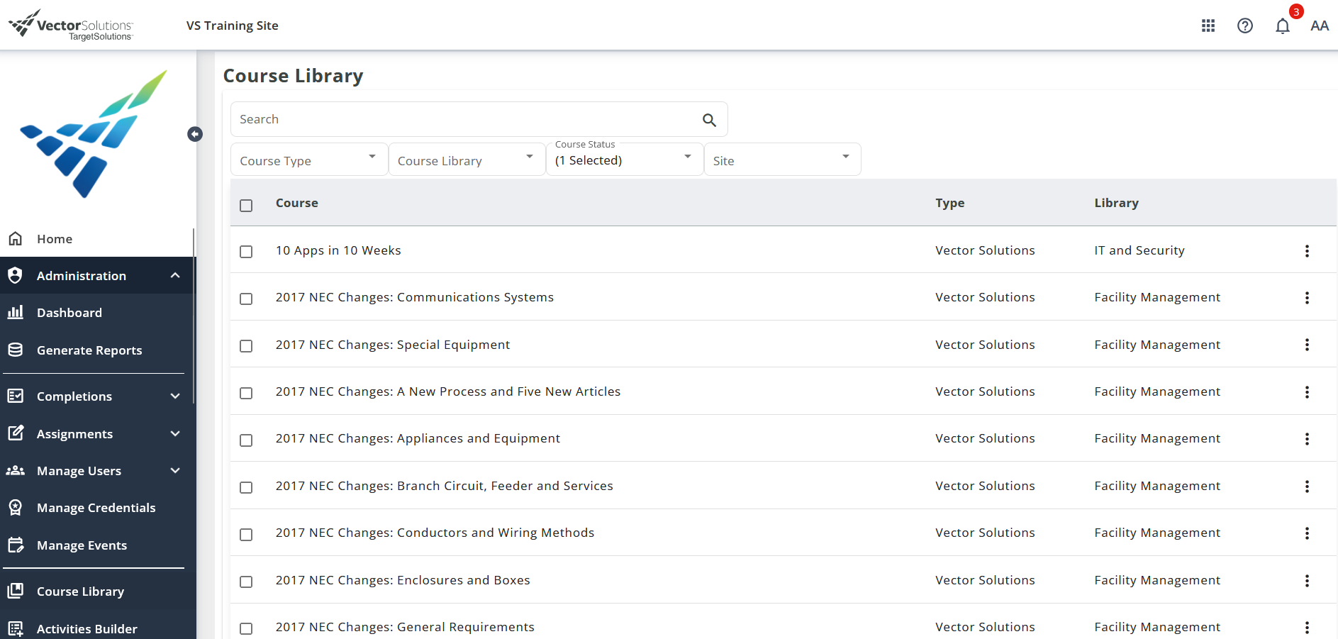 Preview and Assign Courses from the Course Library