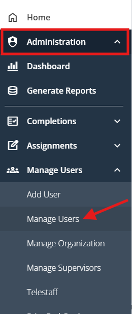 How do I change someone's User Type? (User, Supervisor, Administrator)